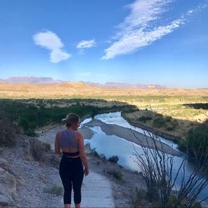 Outdoor Voices Tri-tone Slashback Crop